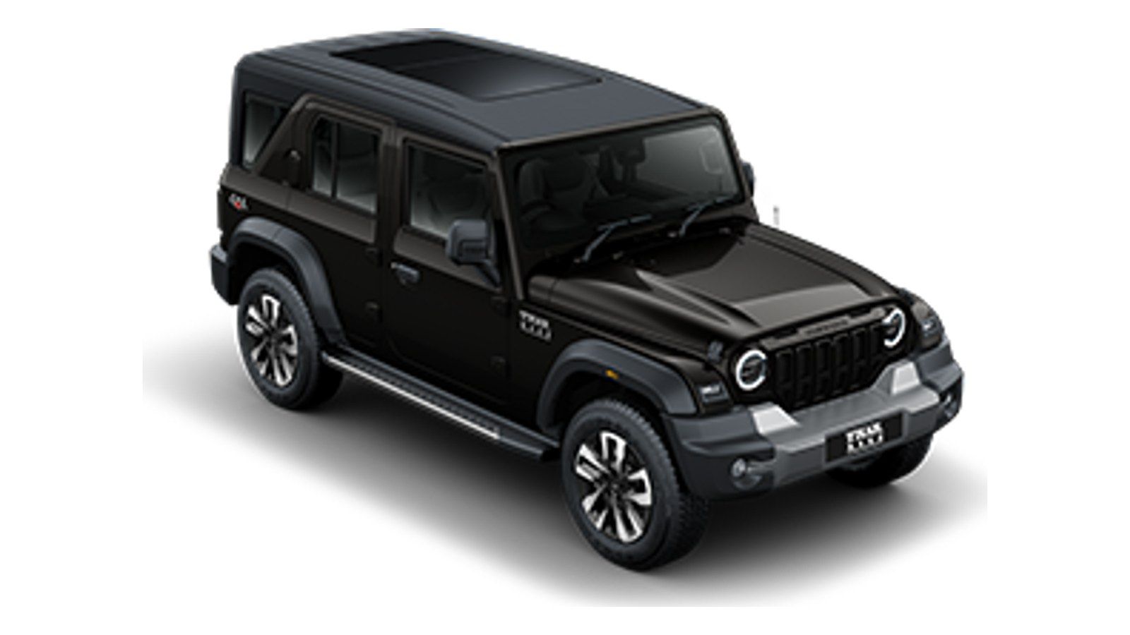 Mahindra Thar Roxx in Stealth Black