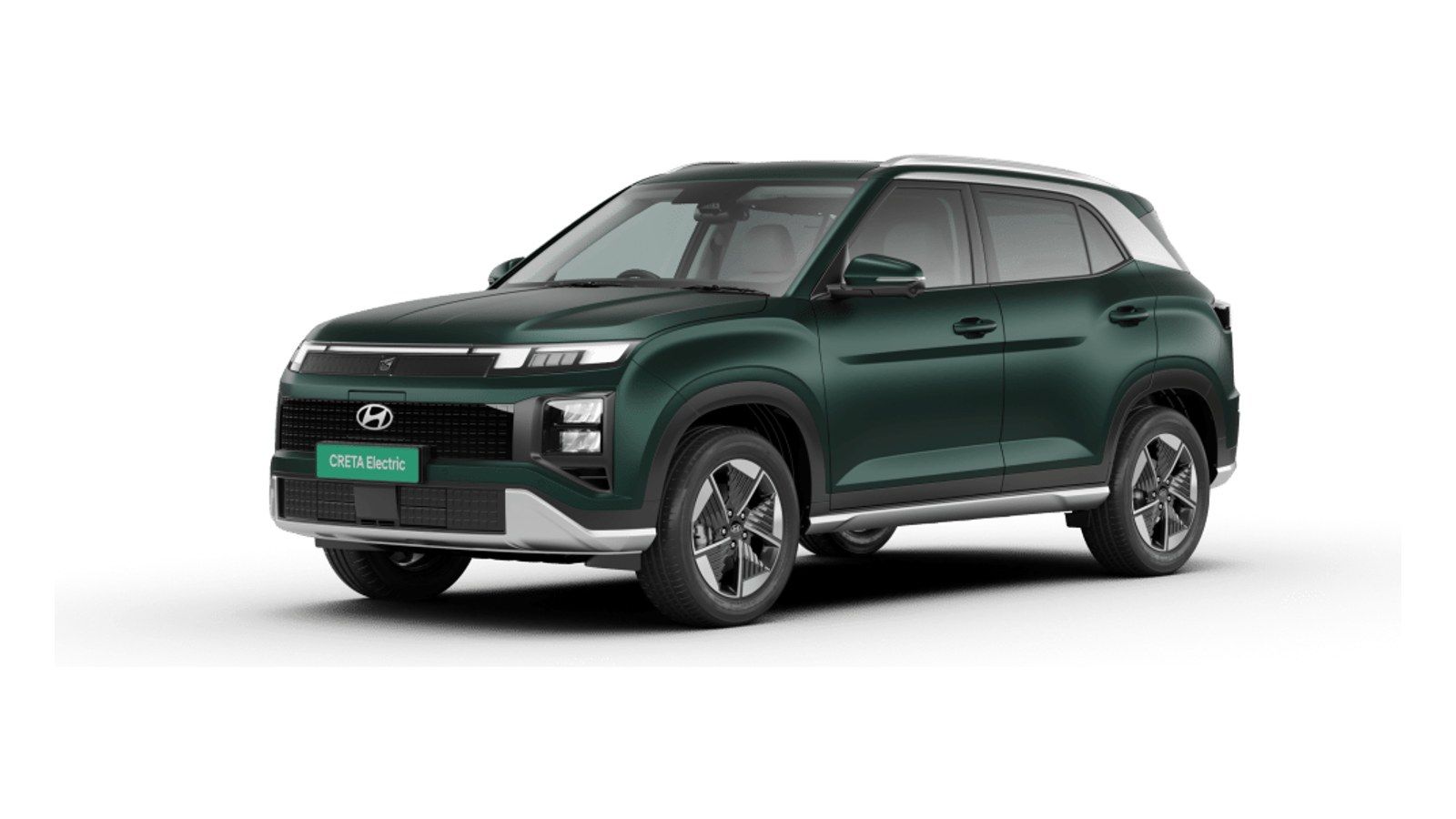 Hyundai Creta Electric in Robust Emerald Matte