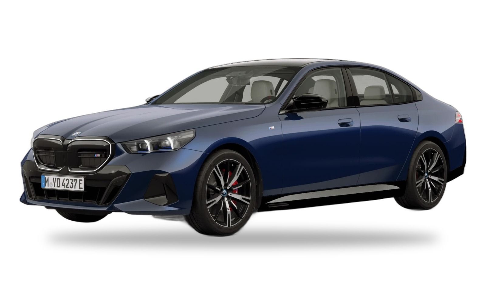 BMW i5 in BMW Individual Tanzanite Blue Metallic
