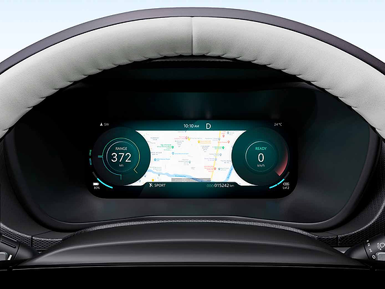Tata Nexon EV, 26.03 cm fully reconfigurable digital cockpit with embedded maps, range and regen level readouts
