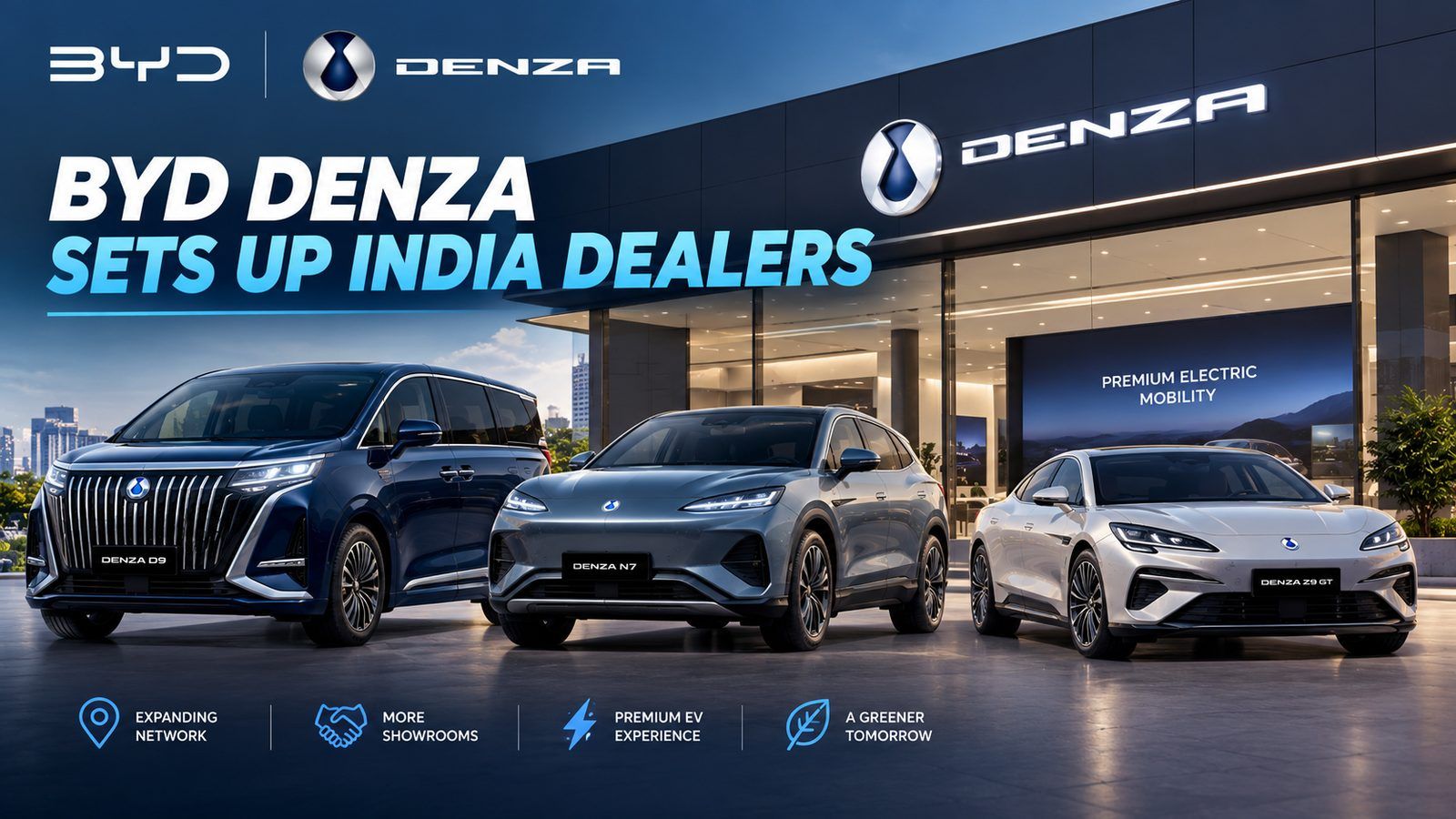 BYD Denza sets up India dealers: 374 bhp electric MPV nears launch