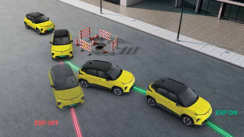 Tata Punch EV, Electronic Stability Programme (ESP): extra control when the road gets unpredictable
