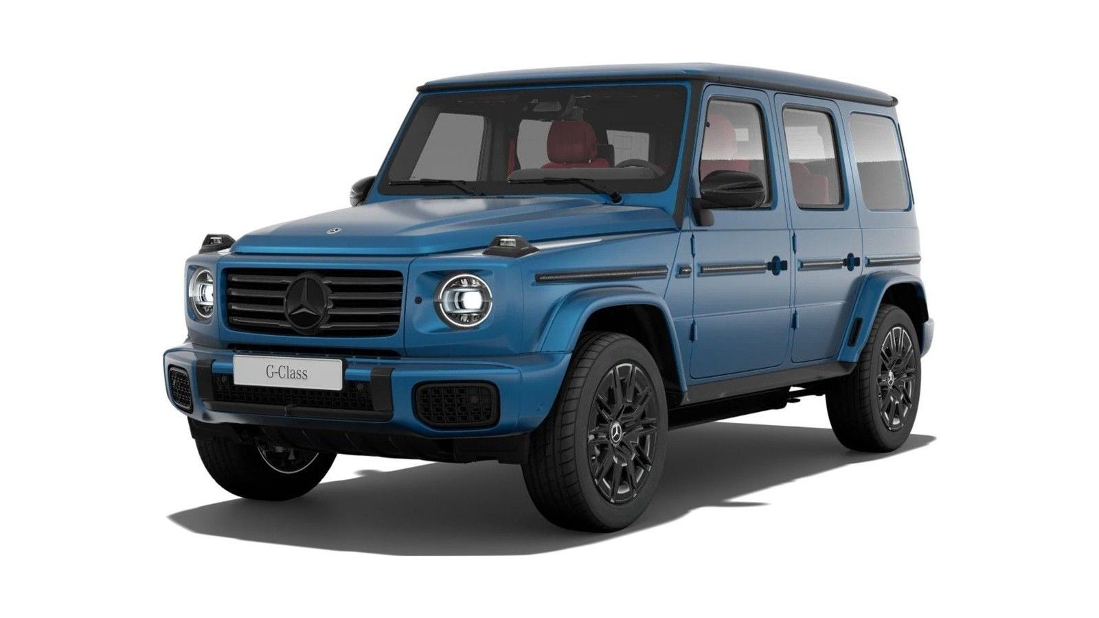 Mercedes-Benz G 580 with EQ Technology in South Seas Blue Magno