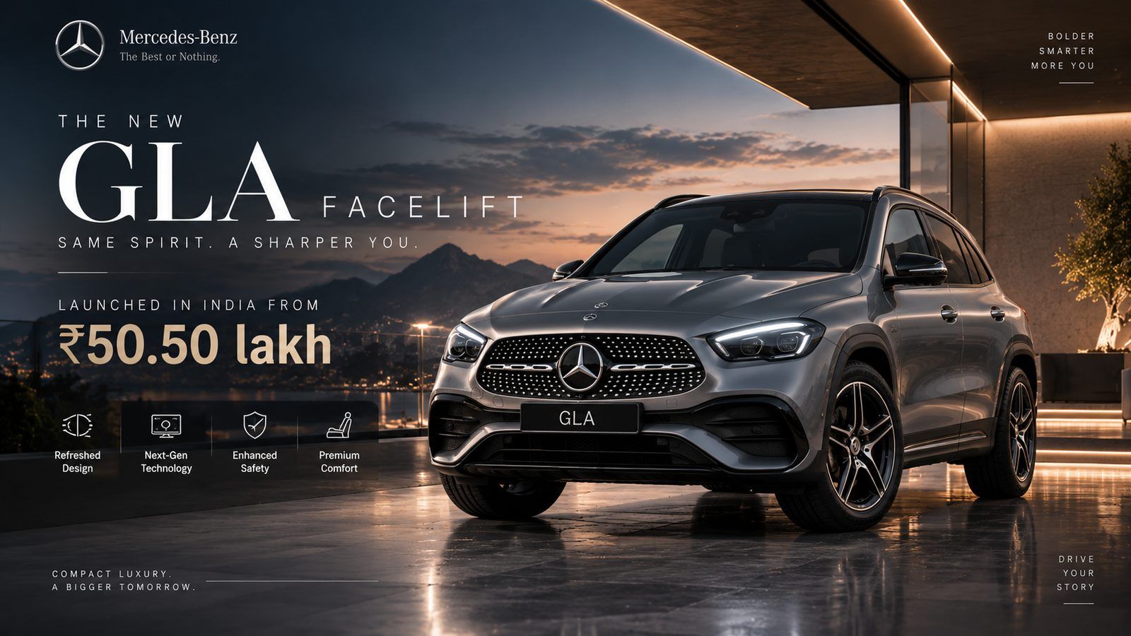 Mercedes-Benz GLA facelift launched in India at ₹51.80 lakh: what's new