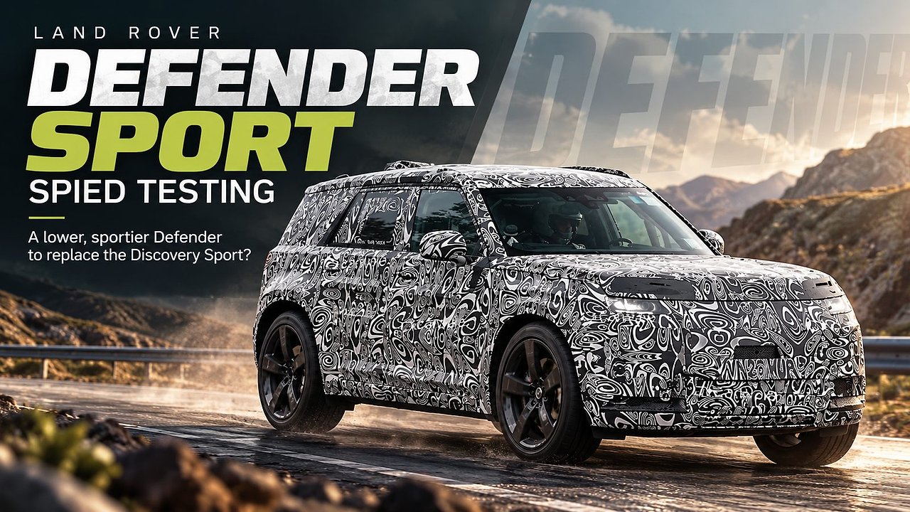 Land Rover Defender Sport spied testing: a lower, sportier Defender to replace the Discovery Sport?