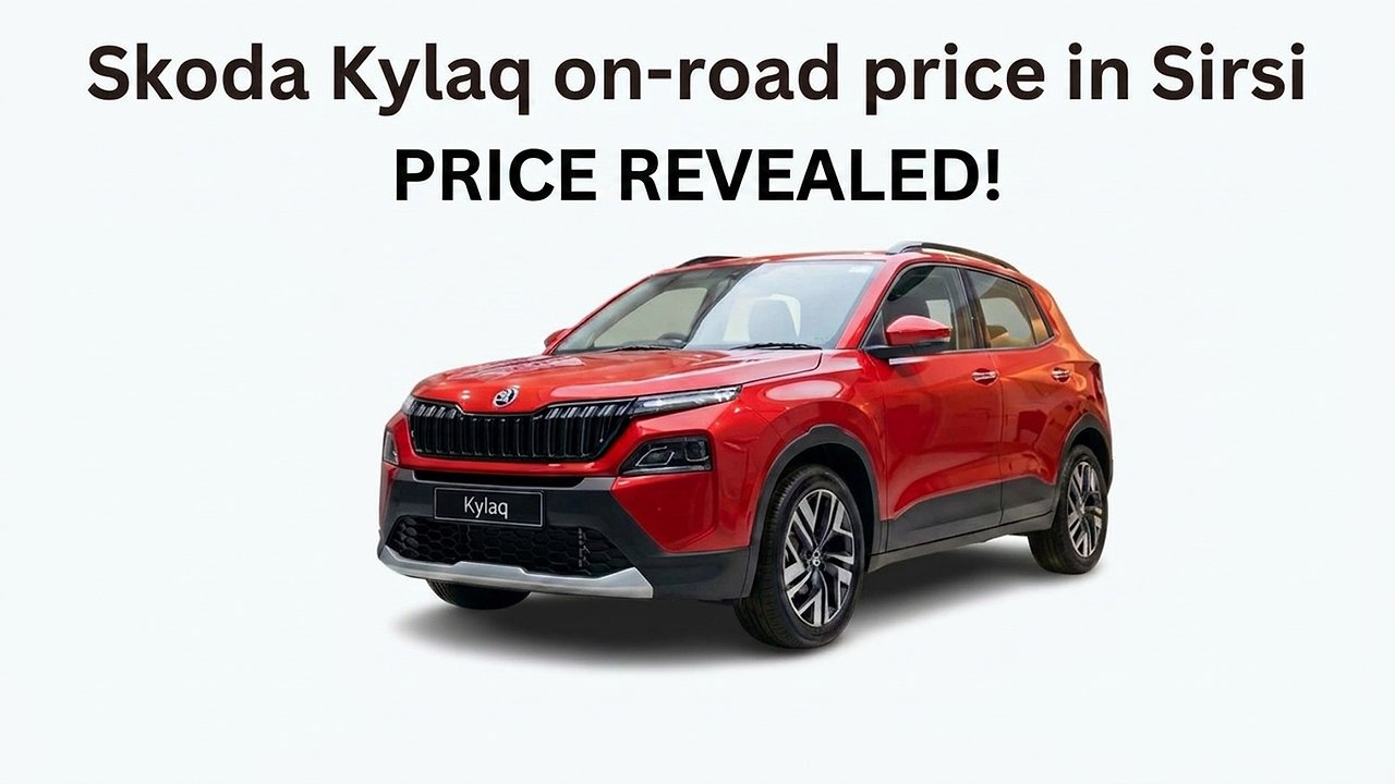 Skoda Kylaq on-road price in Sirsi: ₹8.61L base to ₹15.02L top