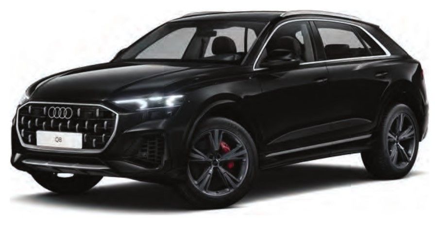 Audi Q8 in Mythos Black