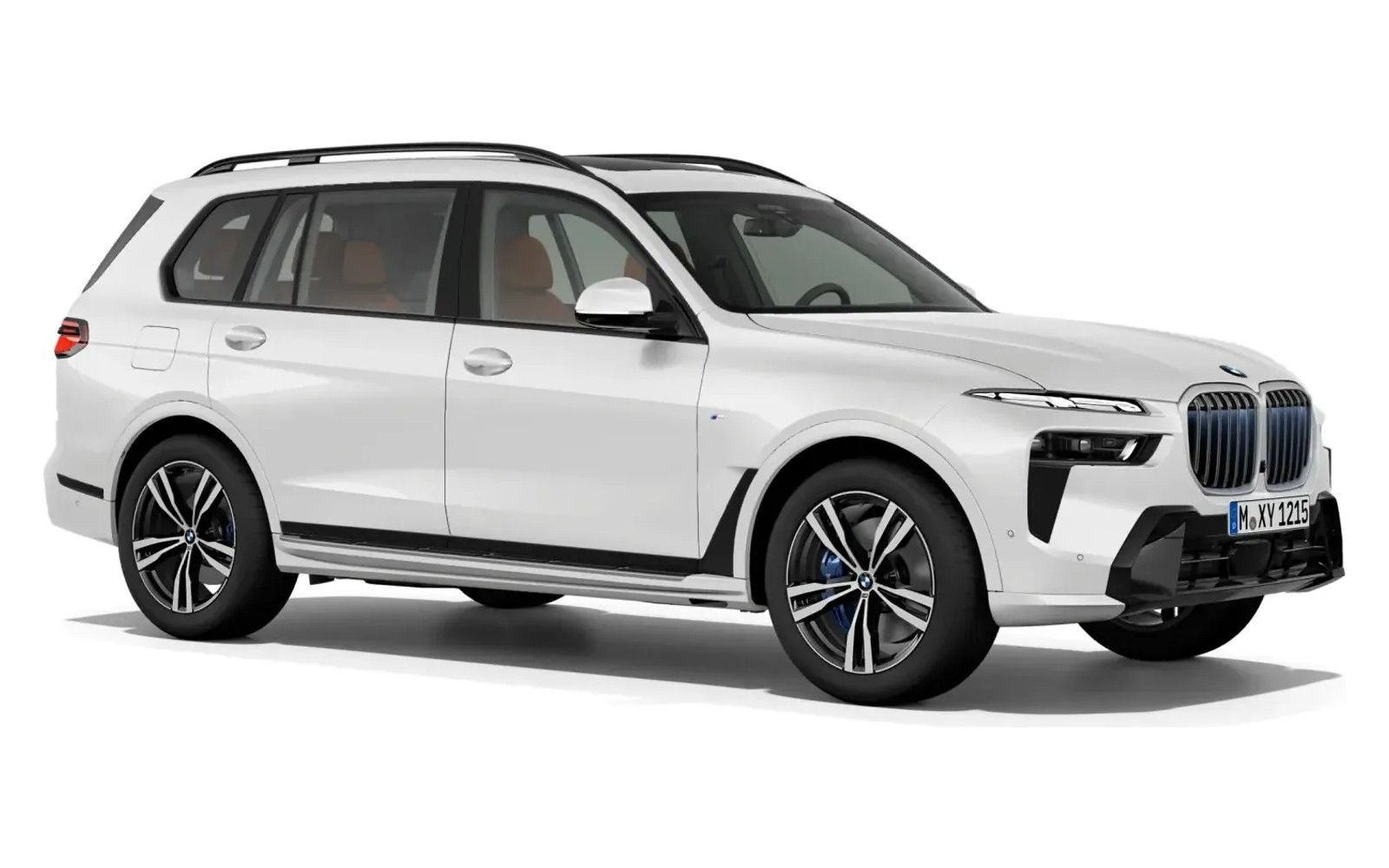BMW X7 in Mineral White Metallic