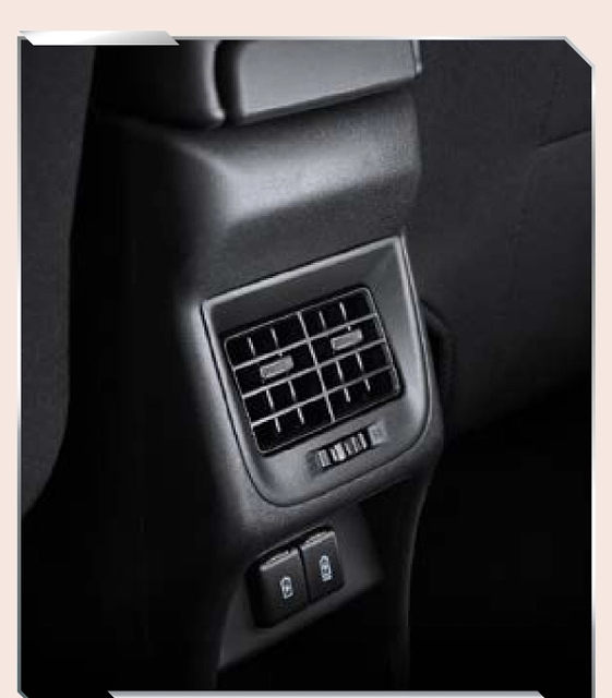 Toyota Urban Cruiser Taisor, Rear AC vents with USB charging ports