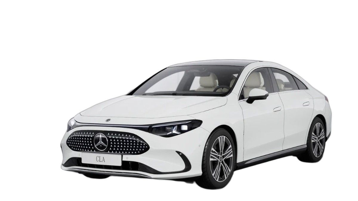 Mercedes-Benz CLA Electric in Polar White