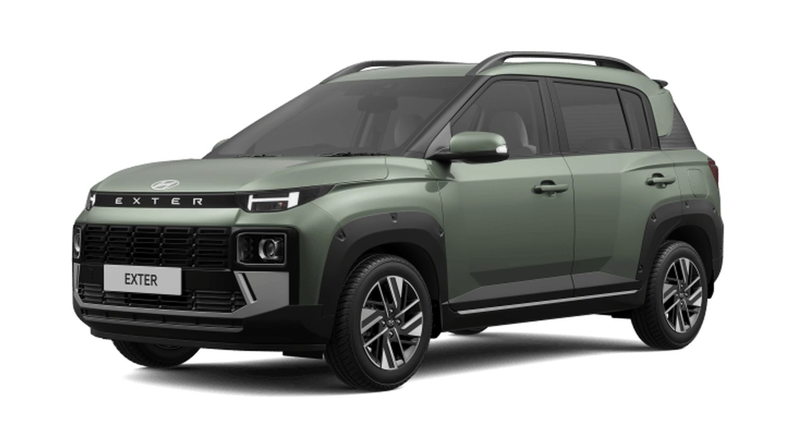 Hyundai Exter in Ranger Khaki