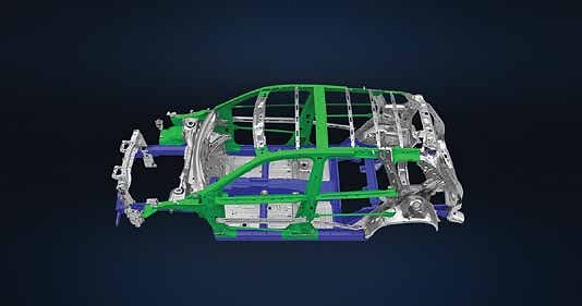 Toyota Urban Cruiser Hyryder, High-tensile steel body structure