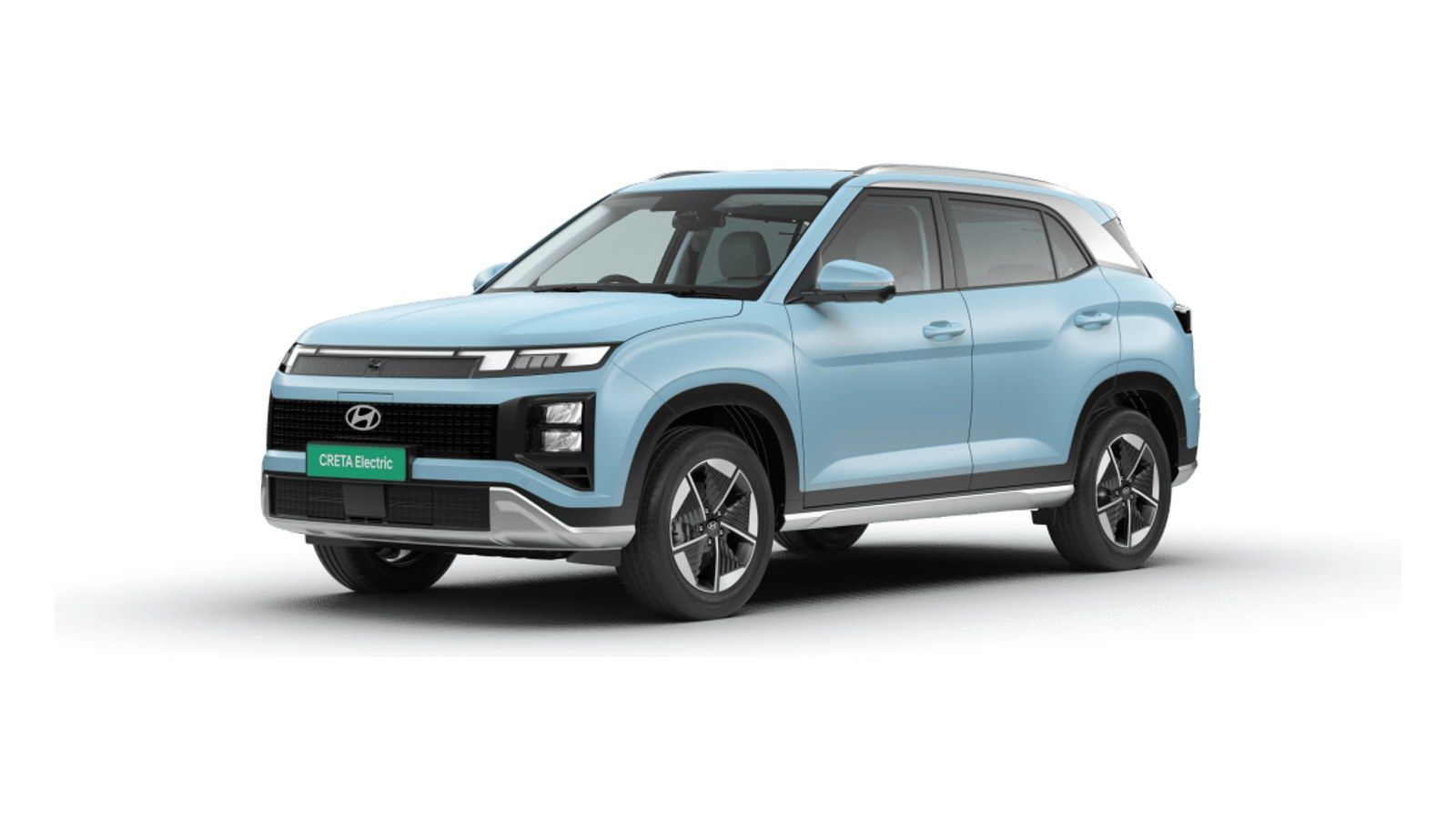 Hyundai Creta Electric in Ocean Blue Matte