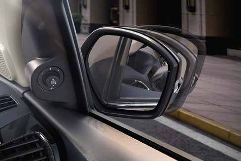 Tata Tiago NRG, Electrically adjustable and auto-folding ORVMs with integrated turn indicators