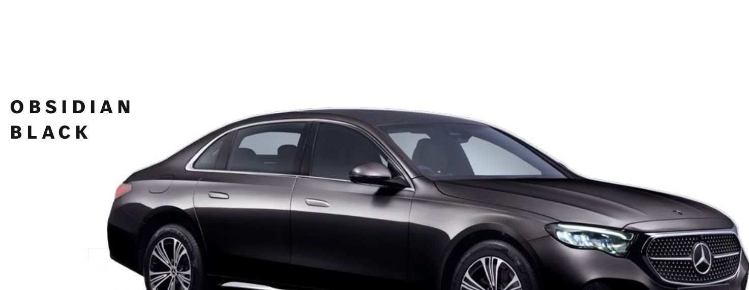 Mercedes-Benz E-Class in Obsidian Black