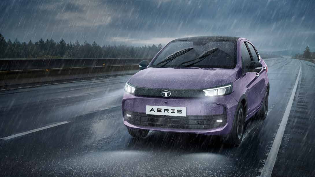 Tata Aeris, Auto headlamps and rain-sensing wipers react to light and rain on their own