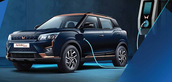 Mahindra XUV400, Charging options: 3.3 kW / 7.2 kW AC wallbox and 50 kW DC fast charging
