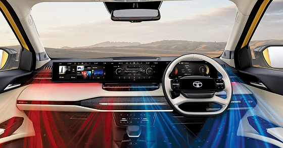 Tata Sierra, Dual-zone fully automatic temperature control (DATC) - your side cool, their side warm, everybody wins
