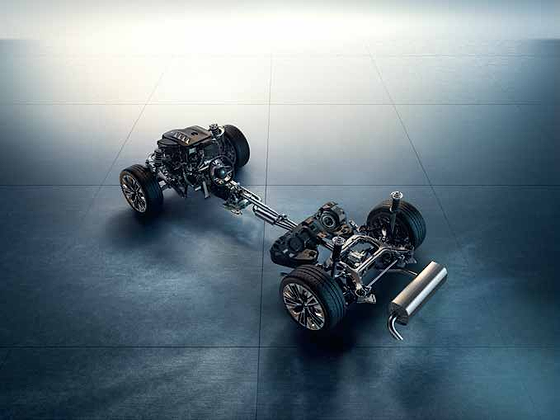 BMW 5 Series , TwinPower Turbo 2.0-litre engine, driveshaft and comfort-suspension chassis