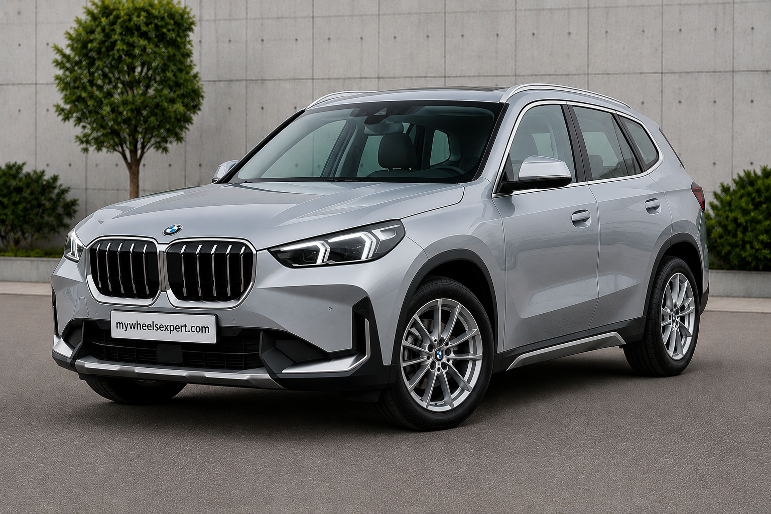 BMW X1 in Space Silver Metallic