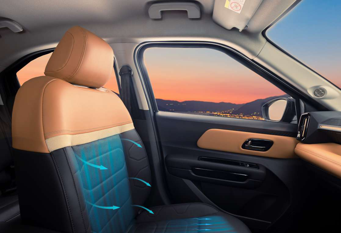 Citroën Basalt X — Tropicool ventilated front seats