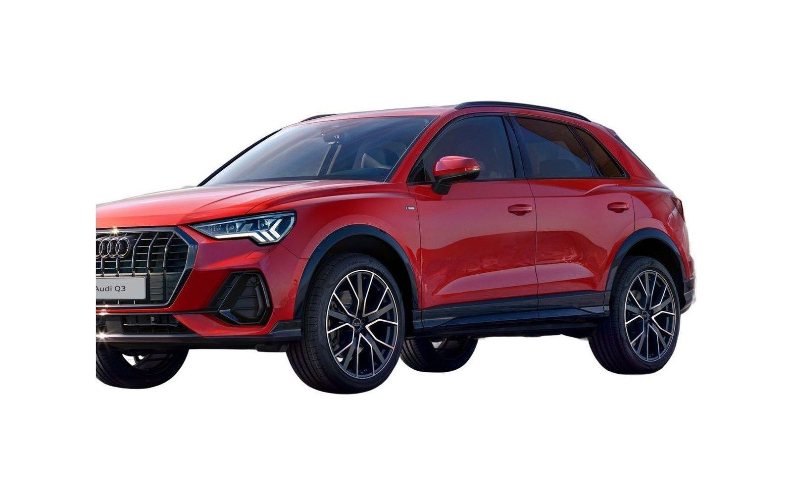 Audi Q3 — front three-quarter view