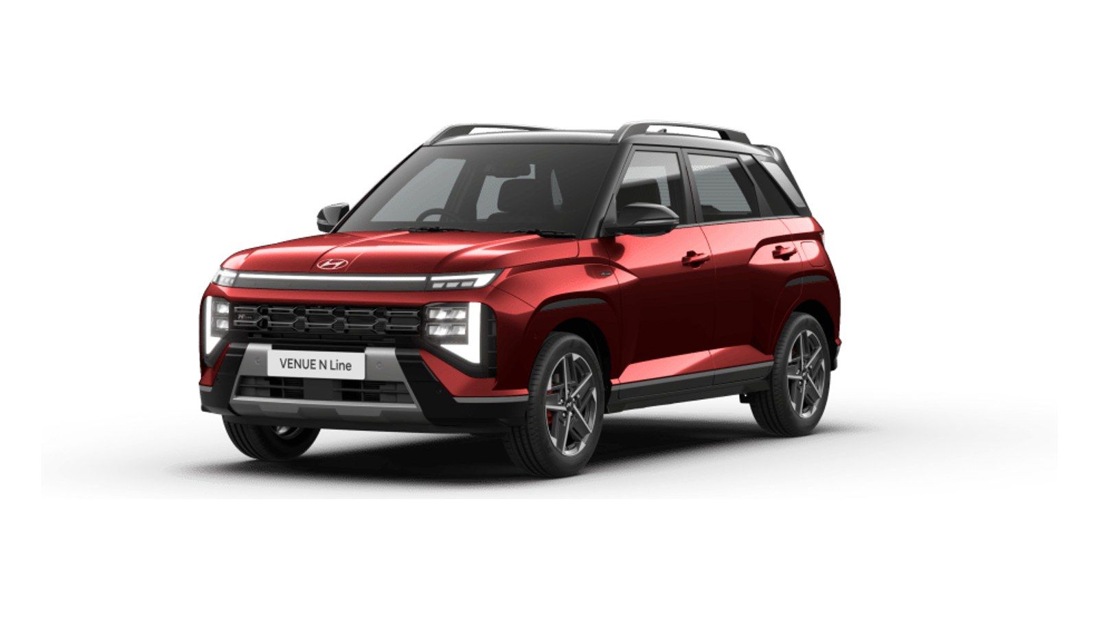Hyundai Venue N Line in Dragon Red with Titanium Black Roof