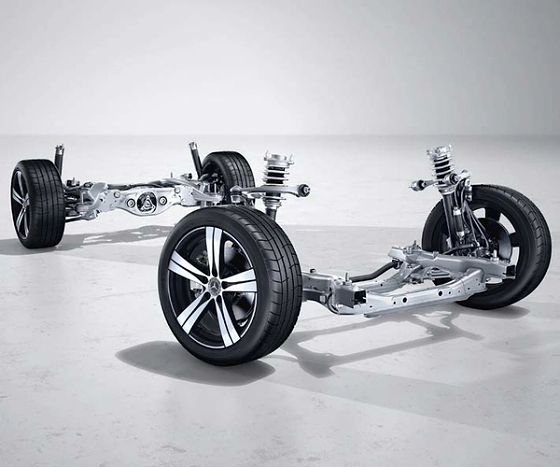Mercedes-Benz C-Class, Comfort suspension with selective damping system