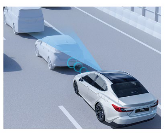Toyota Camry, Pre-Collision System detects vehicles ahead to help prevent collisions