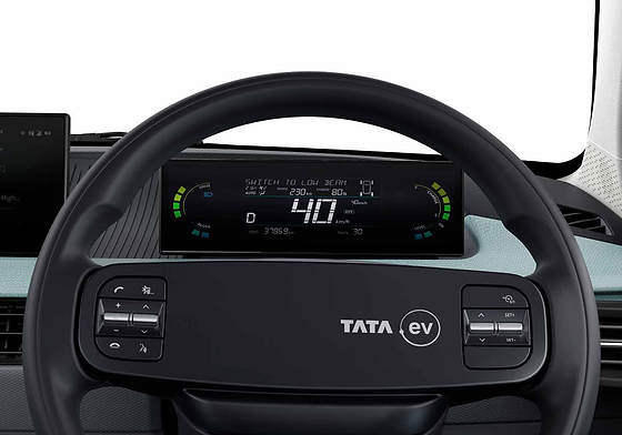 Tata Tiago EV, i-High Beam Alert prompts a switch to low beam during night drives