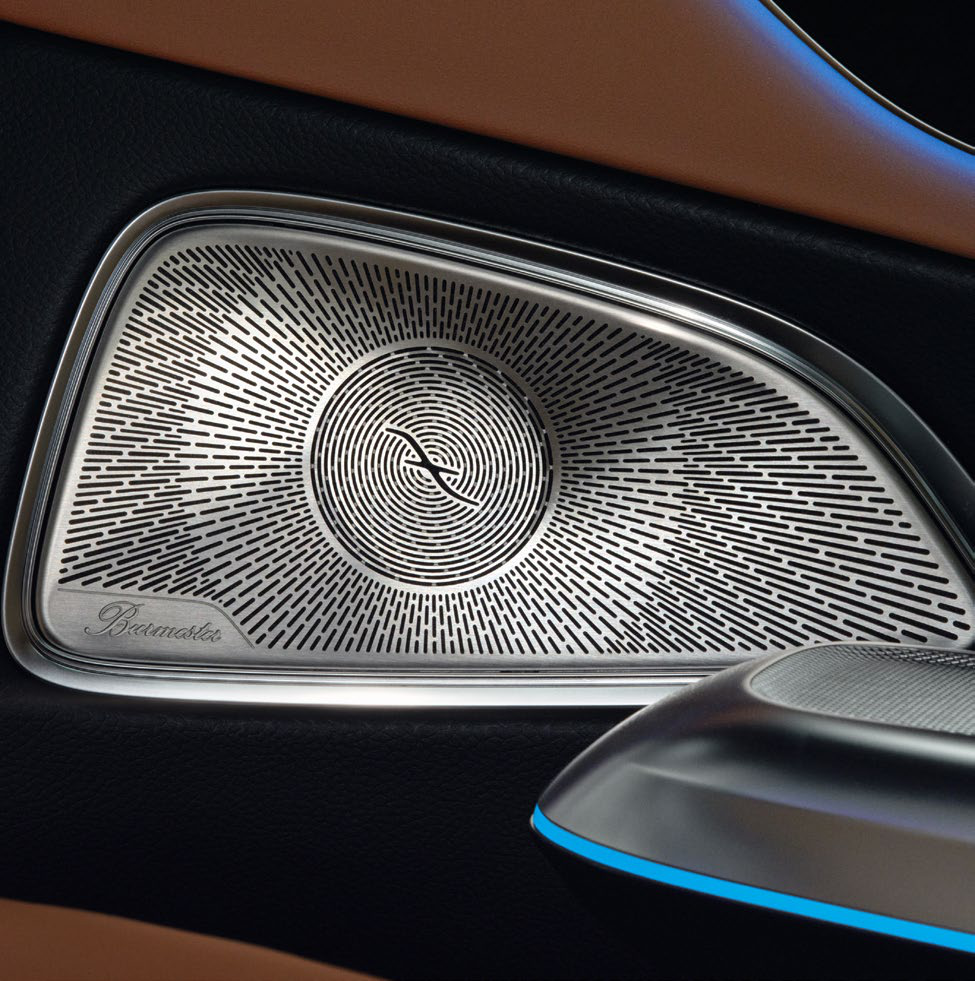 Mercedes-Benz E-Class — Burmester 4D surround sound system speaker