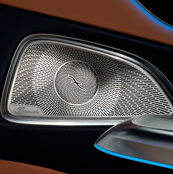 Mercedes-Benz E-Class, Burmester 4D surround sound system speaker