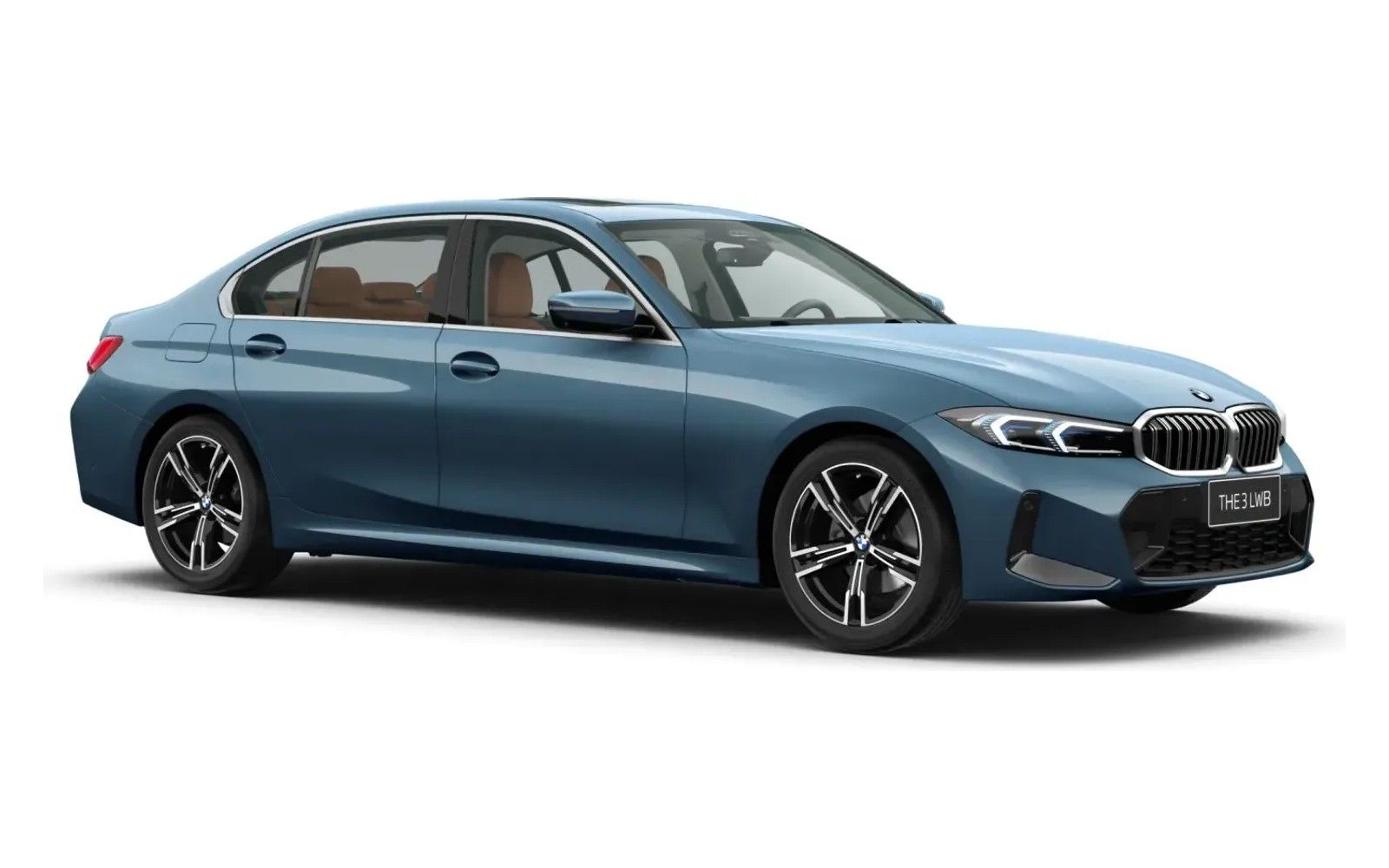 BMW 3 Series LWB in Arctic Race Blue metallic