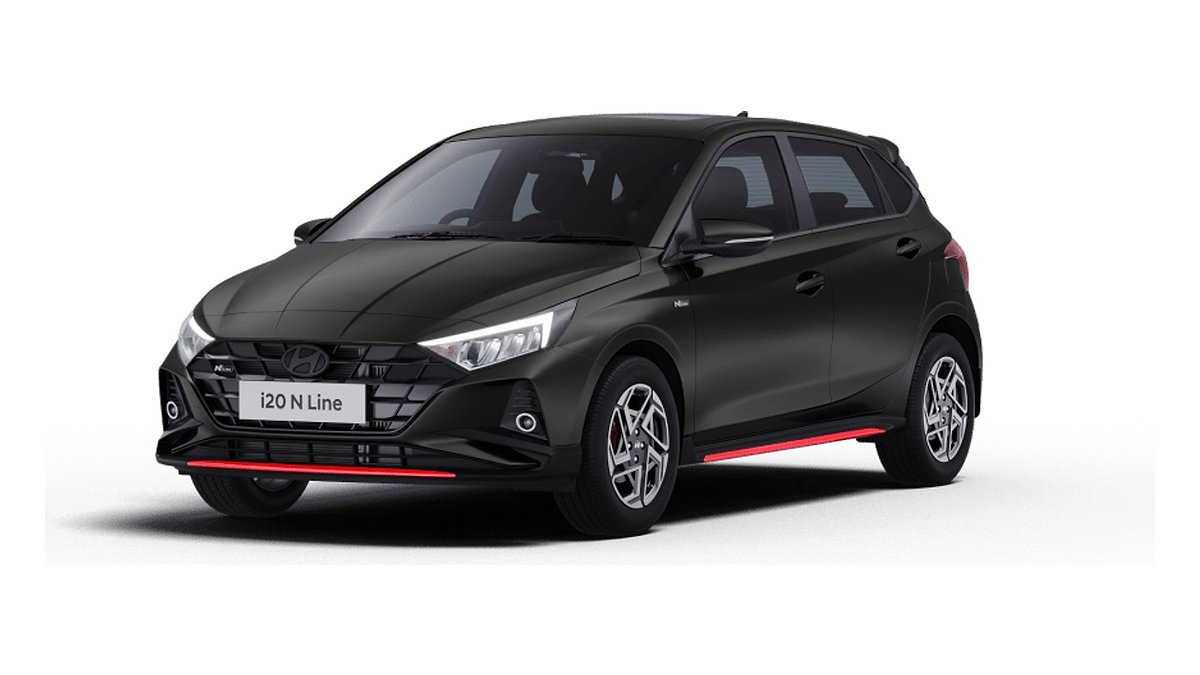 i20 N Line in Abyss Black colour
