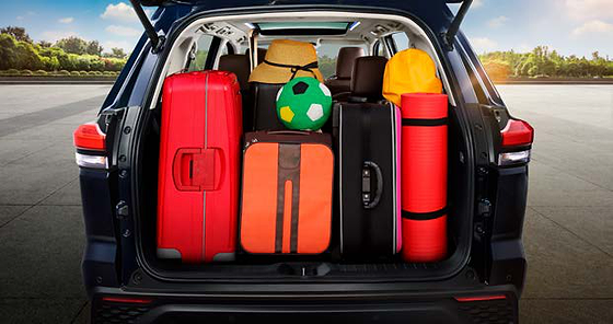 Toyota Innova Hycross, Wide boot with flexible luggage space behind the third row