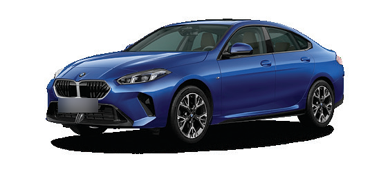 BMW 2 Series Gran Coupe, The BMW 2 Series Gran Coupe in M Sport trim, with the vertical-and-diagonal kidney grille and 18-inch M light-alloy wheels.