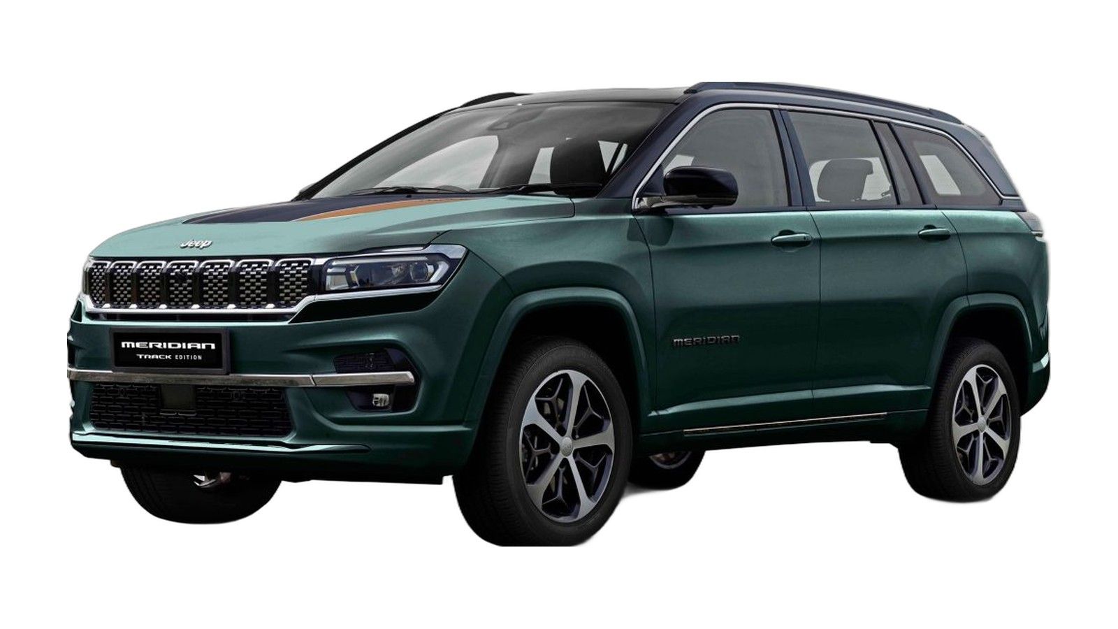 Jeep Meridian in Techno Metallic Green