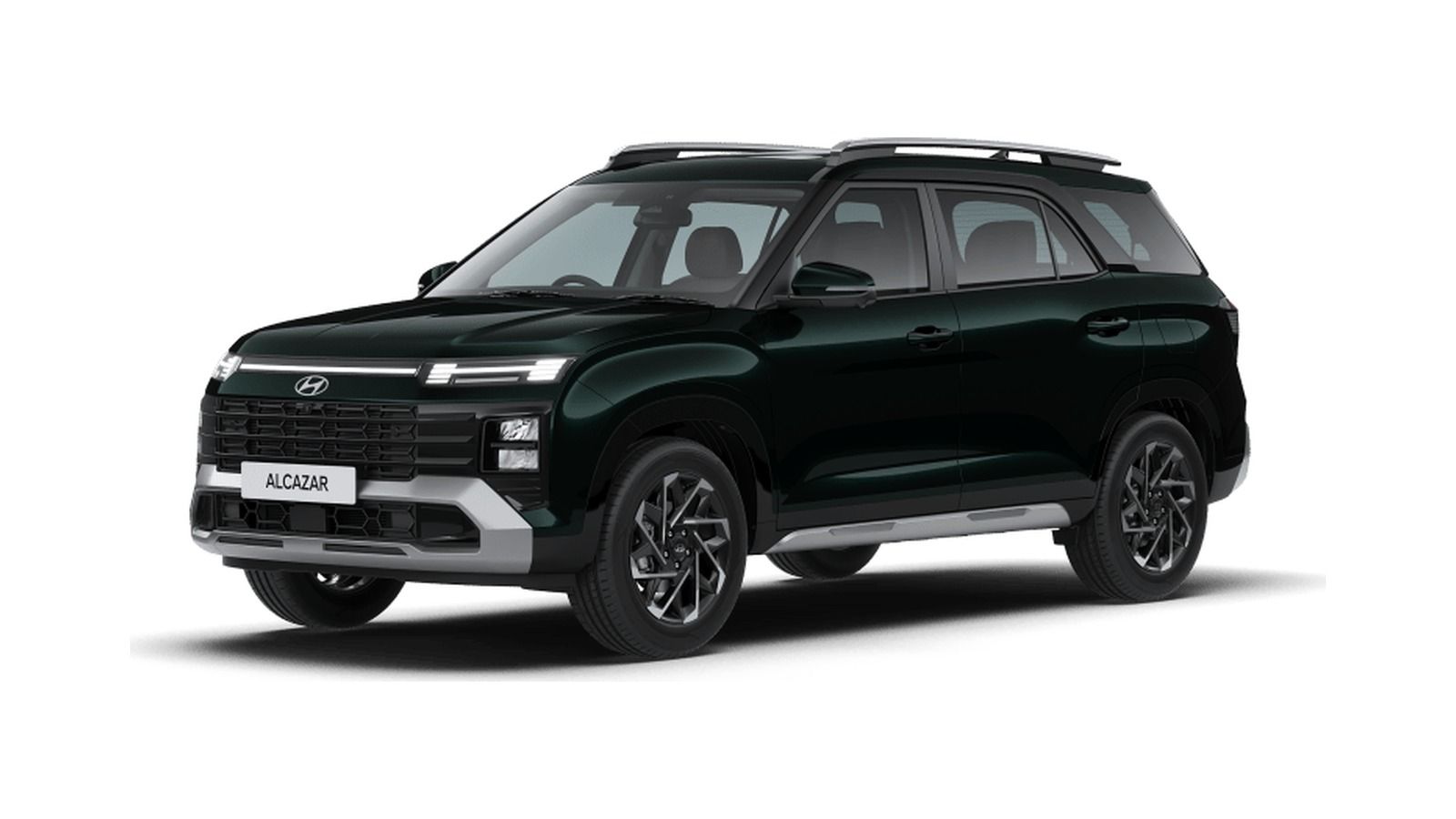 Hyundai Alcazar in Robust Emerald Pearl