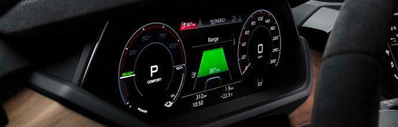 Audi e-tron GT, MMI navigation plus touchscreen with haptic-feedback home menu