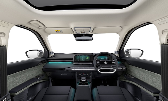 Tata Sierra EV, Three personas - Pure, Adventure and Empowered - each with its own cabin theme and equipment level
