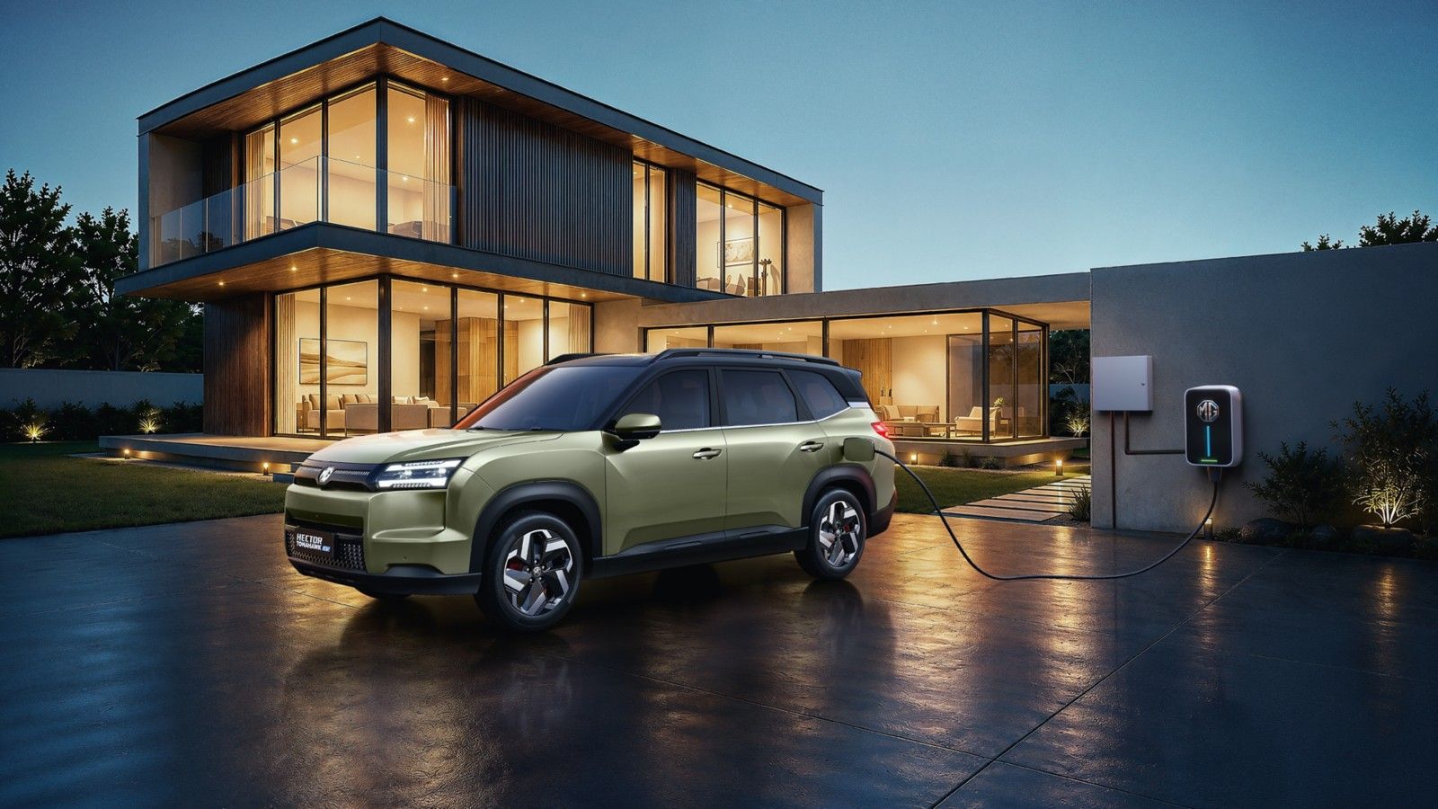 MG Hector Tomahawk EV — India's first Vehicle-to-Home: 6.6 kVA to power your house in an outage (Essence)