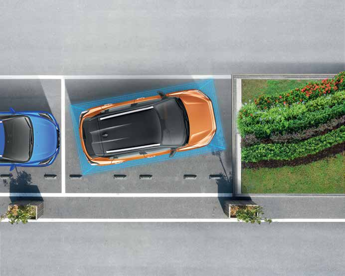 Nissan Magnite — 360-degree Around View Monitor easing tight parking.