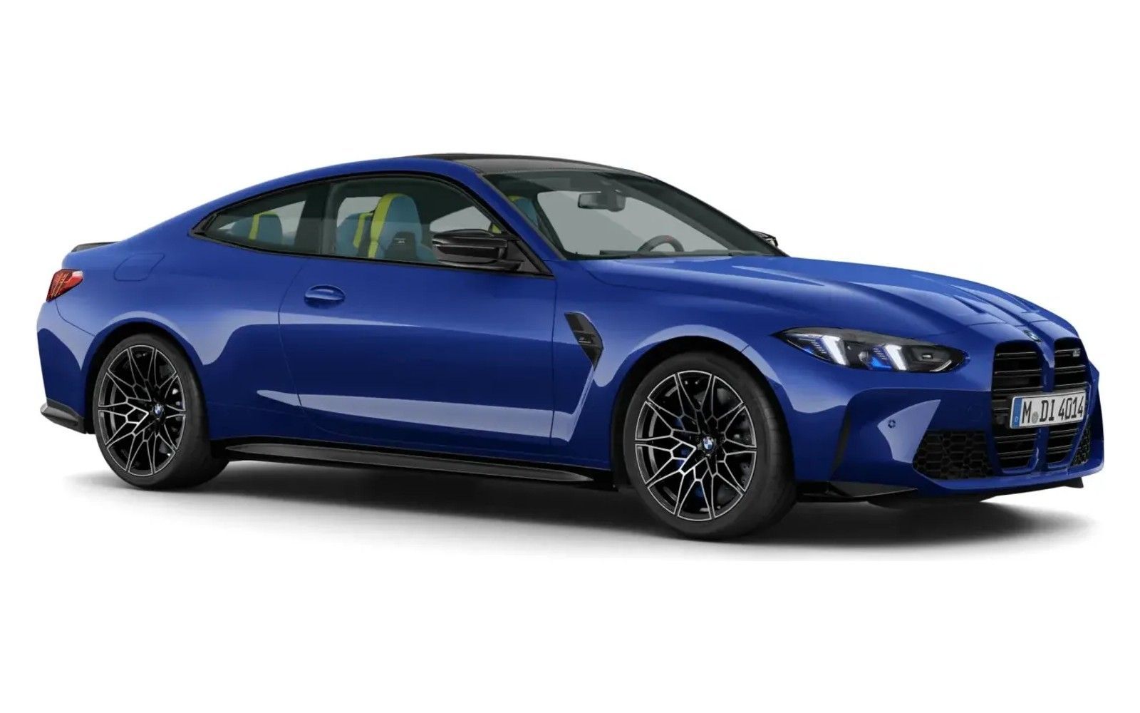 BMW M4 in M Portimao Blue metallic