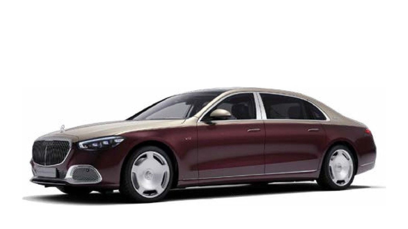 Mercedes-Benz Mercedes-Maybach S-Class in Rubellite Red / designo Kalahari Gold Metallic