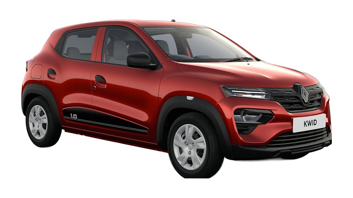 Kwid in Fiery Red colour