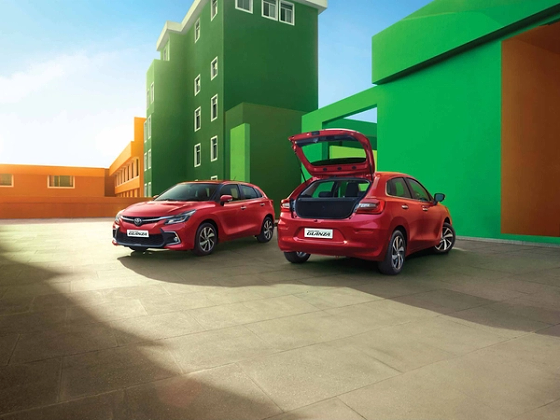 Toyota Glanza (2022-2026), Wide-opening tailgate opens up the everyday-usable boot space.