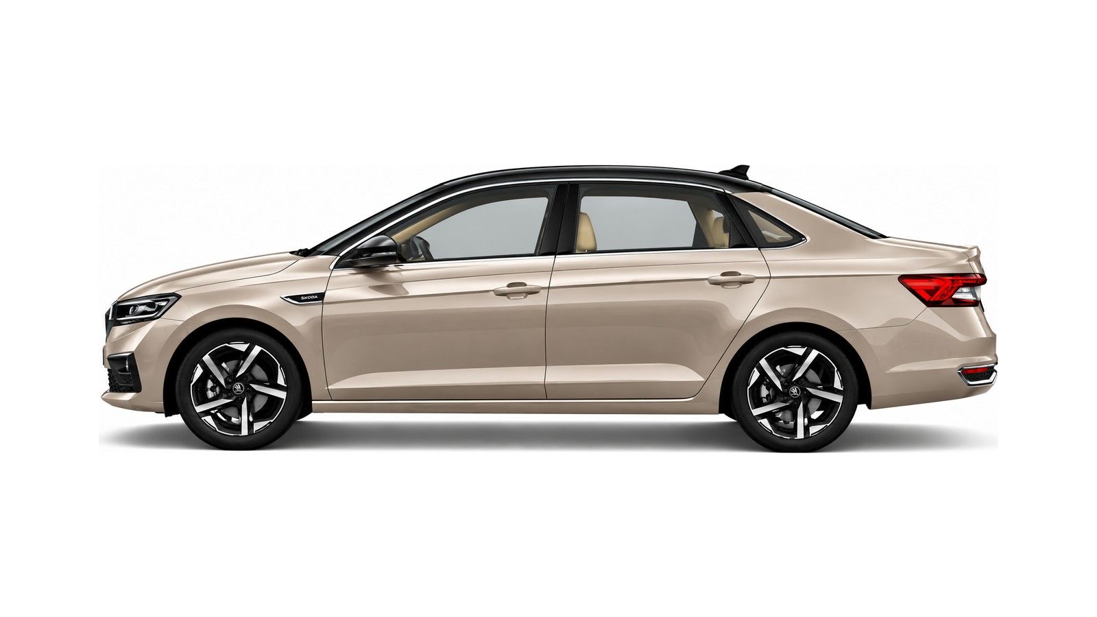 Skoda Slavia in Cappuccino Beige