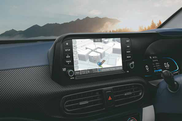 Hyundai Exter — 20.32 cm (8″) HD audio video navigation system