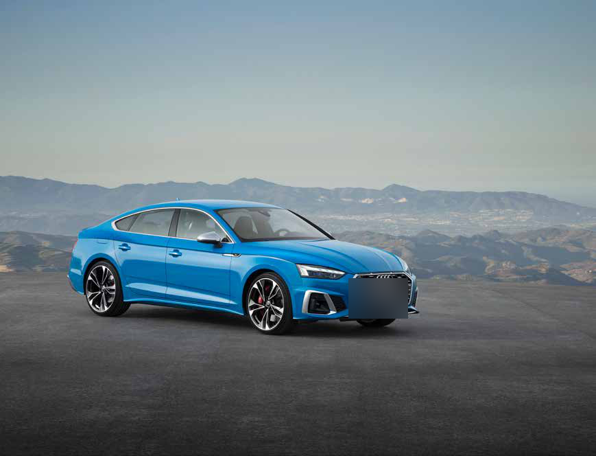 Audi S5 Sportback — Five-door Sportback silhouette on 19-inch five-arm design alloy wheels
