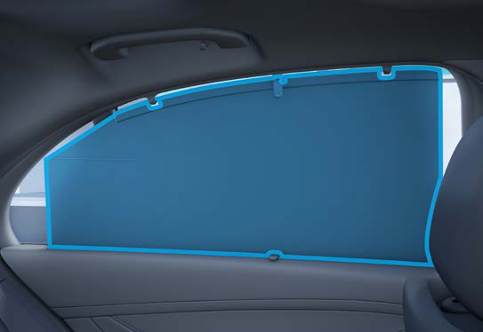 Mercedes-Benz GLC — Rear side-window sunblind